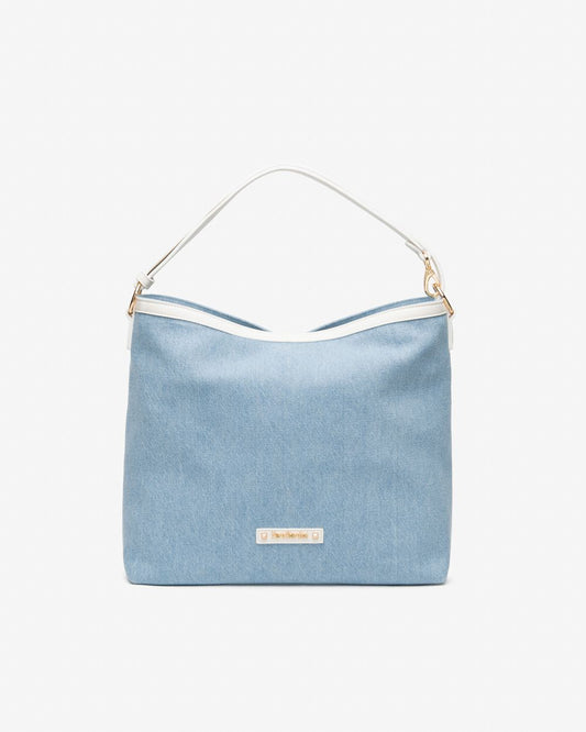 E644252D_214 Borsa a Spalla da Donna in Materiale Tecnico NeroGiardini