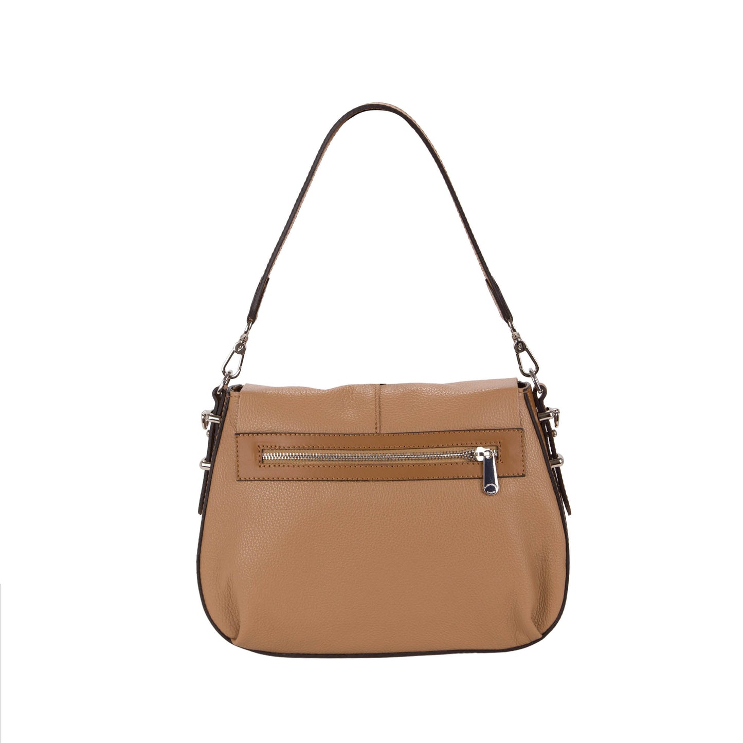 Borsa a Spalla & Tracolla 'Doge' in Pelle Cammello - Pelletteria Veneta