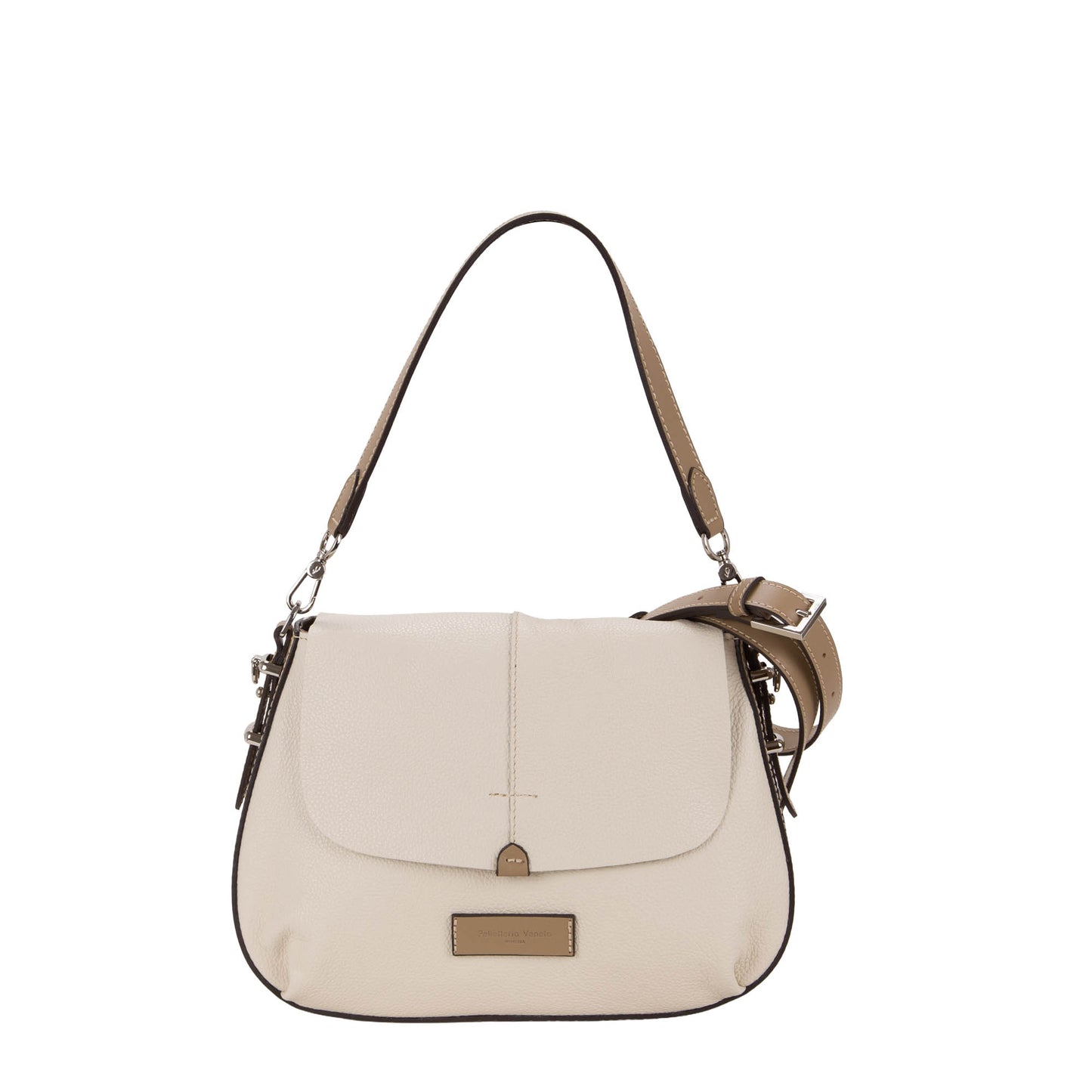 Borsa a Spalla  'Doge' in Pelle Beige - Pelletteria Veneta