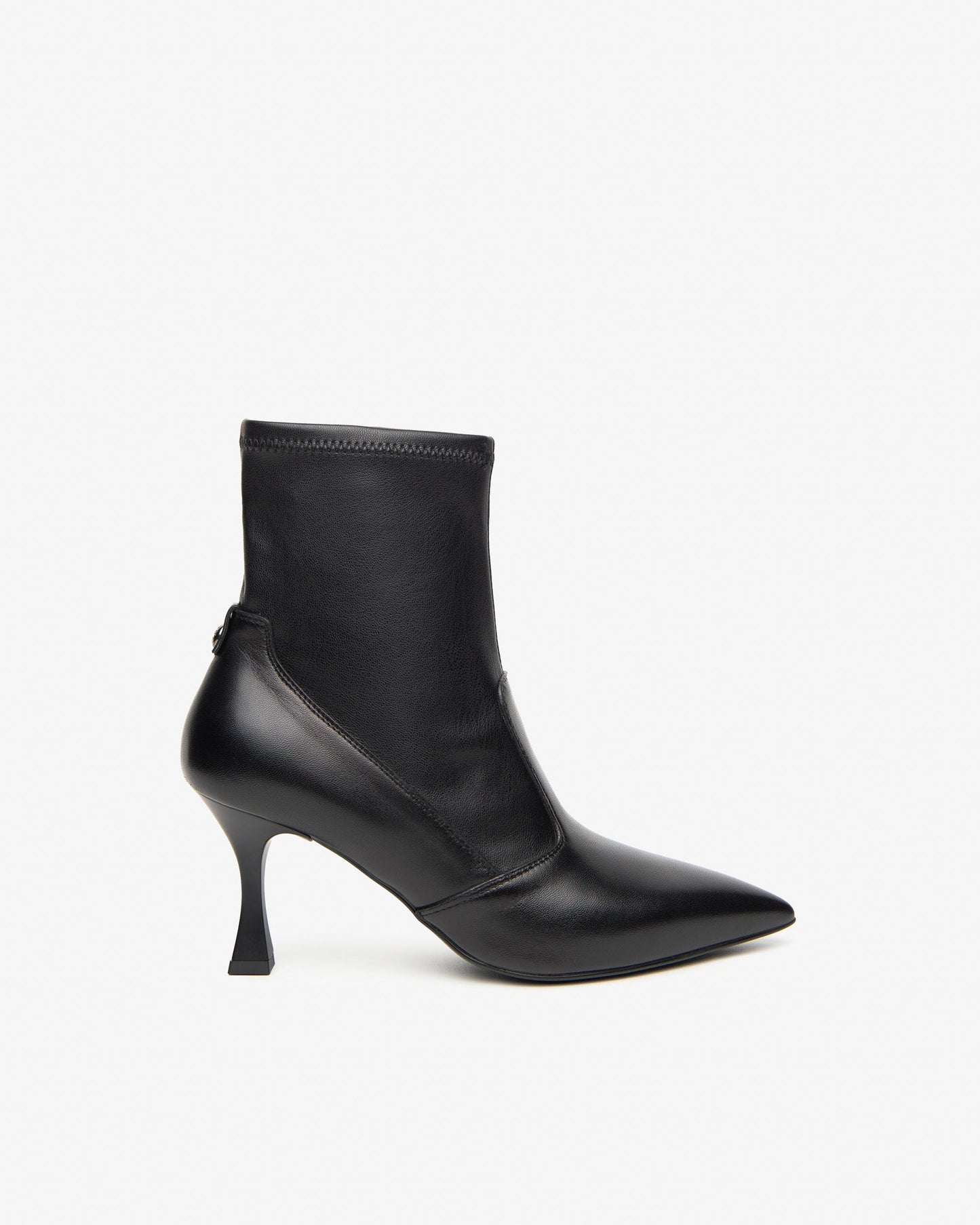 NeroGiardini Collezione premium Stivaletti da donna in pelle e tessuto tecnico I410830DE-100