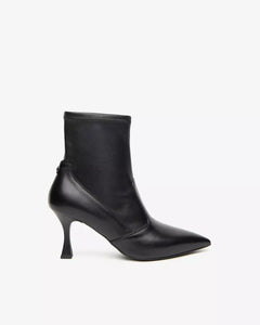 Art. I410830DE/100 Tronchetti Donna in Pelle e Materiale Tecnico
