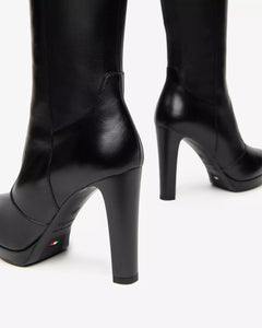 Art. I410986D/100 Stivali Donna in Pelle e Materiale Tecnico