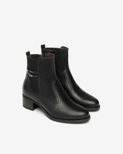 Art. I513840D/100 Stivaletti Donna in Pelle e Tessuto