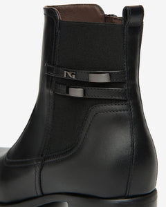Art. I513840D/100 Stivaletti Donna in Pelle e Tessuto