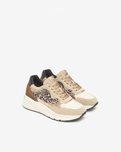 Art. I514060D/410 Sneakers Donna in Suede, Pelle e Materiale Tecnico