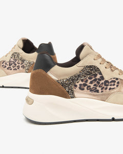 Art. I514060D/410 Sneakers Donna in Suede, Pelle e Materiale Tecnico