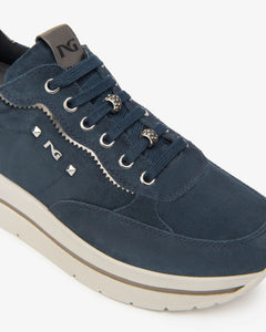 Art. I514105D/207 Sneakers Donna in Suede e Materiale Tecnico