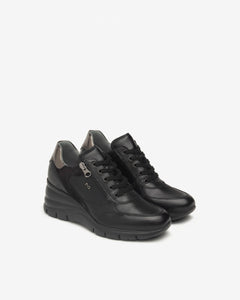 Art. I514120D/100 Sneakers Donna in Pelle e Materiale Tecnico