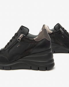 Art. I514120D/100 Sneakers Donna in Pelle e Materiale Tecnico