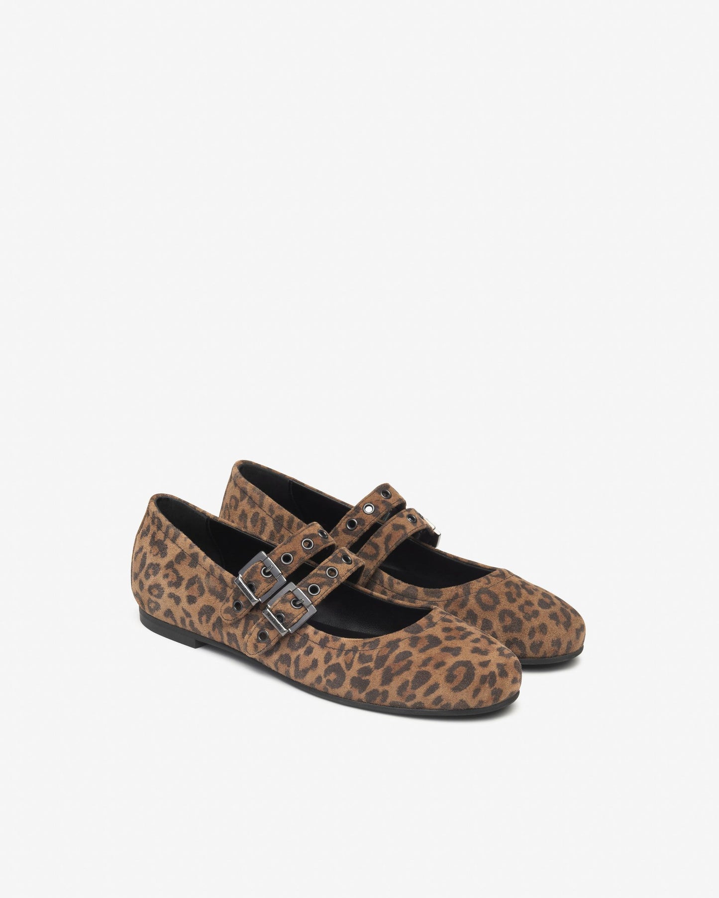 I514382D_345 Ballerine Donna in Suede NeroGiardini