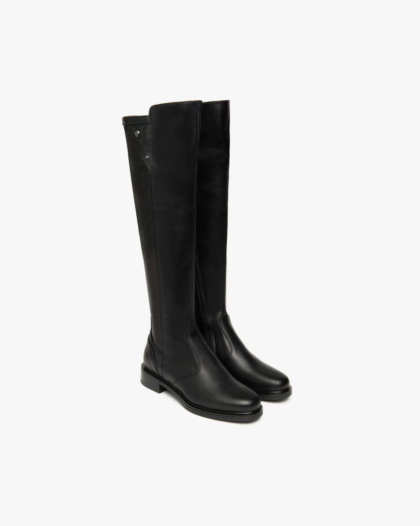NeroGiardini Stivali da donna in pelle e tessuto tecnico I514705D-100