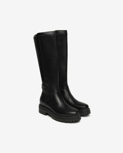 Art. I514842D/100 Stivali Donna in Pelle e Materiale Tecnico