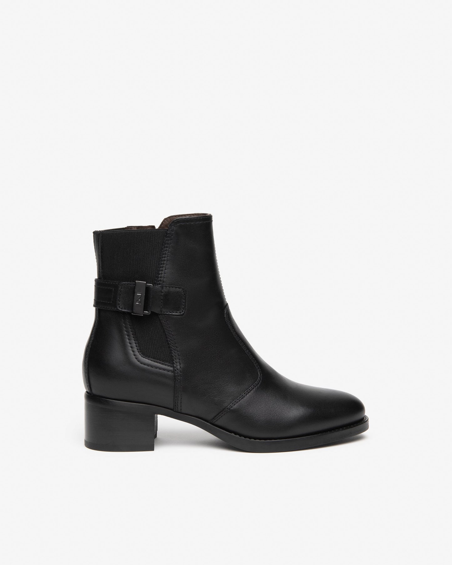 NeroGiardini Stivaletti da donna in pelle e tessuto  I617213D-100
