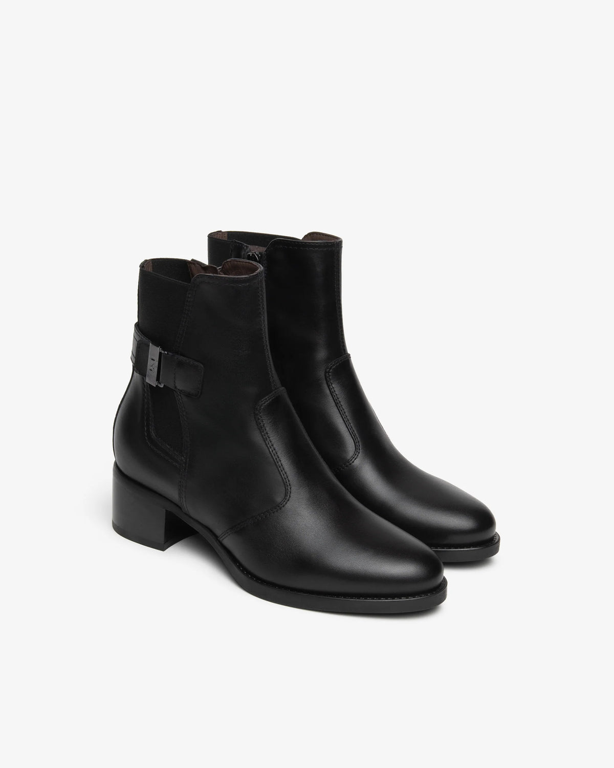 NeroGiardini Stivaletti da donna in pelle e tessuto  I617213D-100