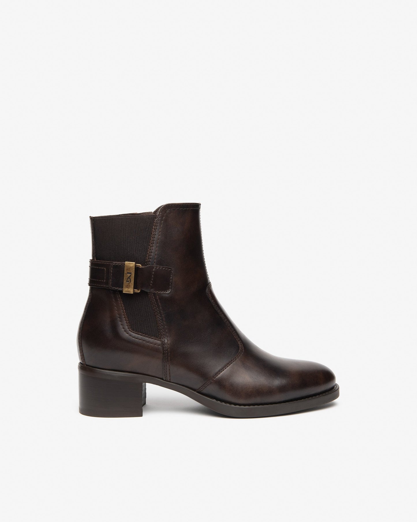 NeroGiardini Stivaletti da donna in pelle e tessuto I617214D-301