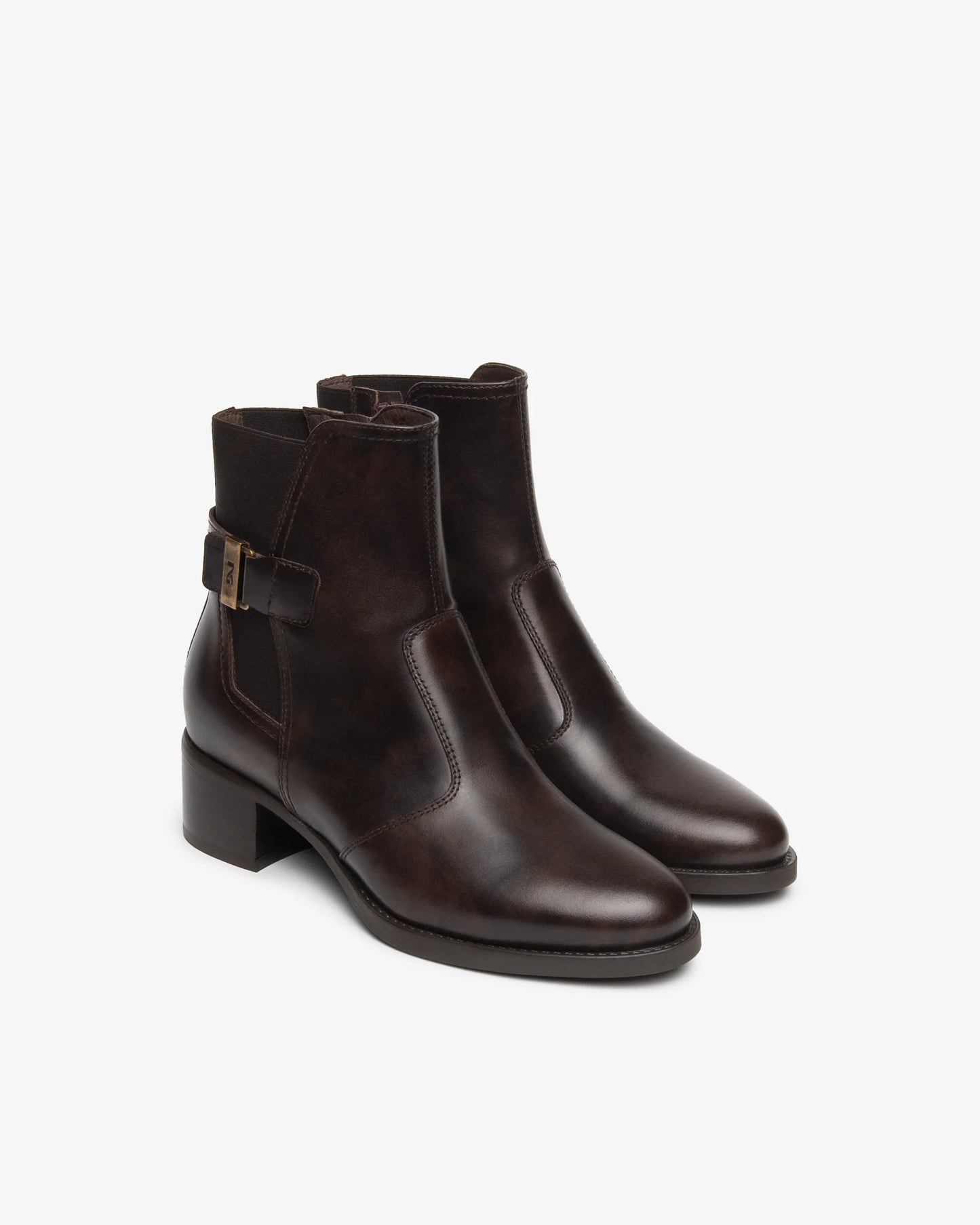 NeroGiardini Stivaletti da donna in pelle e tessuto I617214D-301