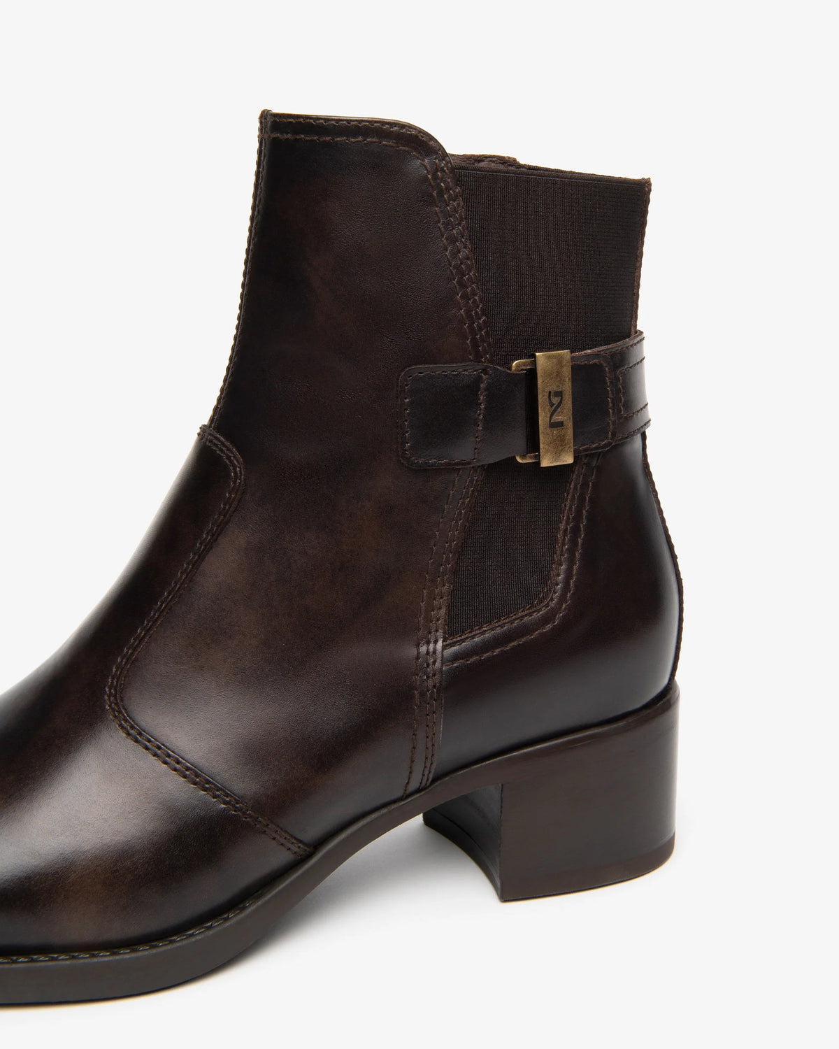 NeroGiardini Stivaletti da donna in pelle e tessuto I617214D-301