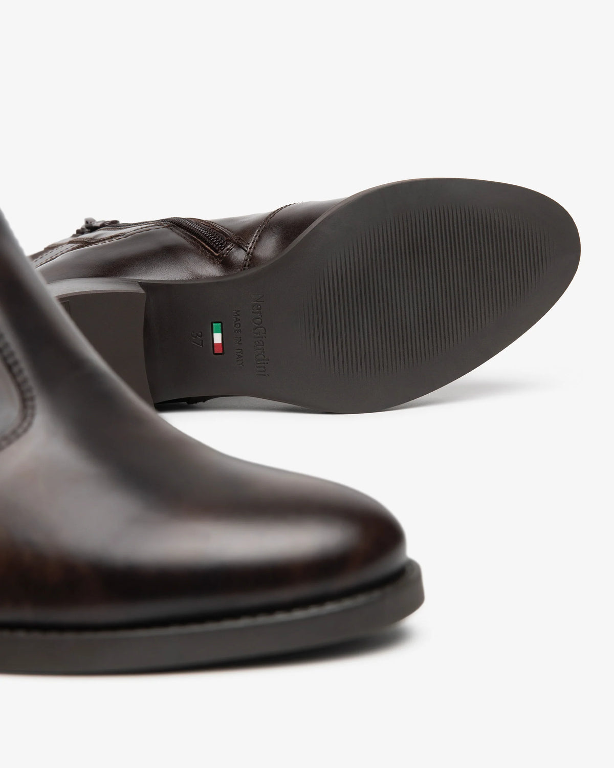 NeroGiardini Stivaletti da donna in pelle e tessuto I617214D-301