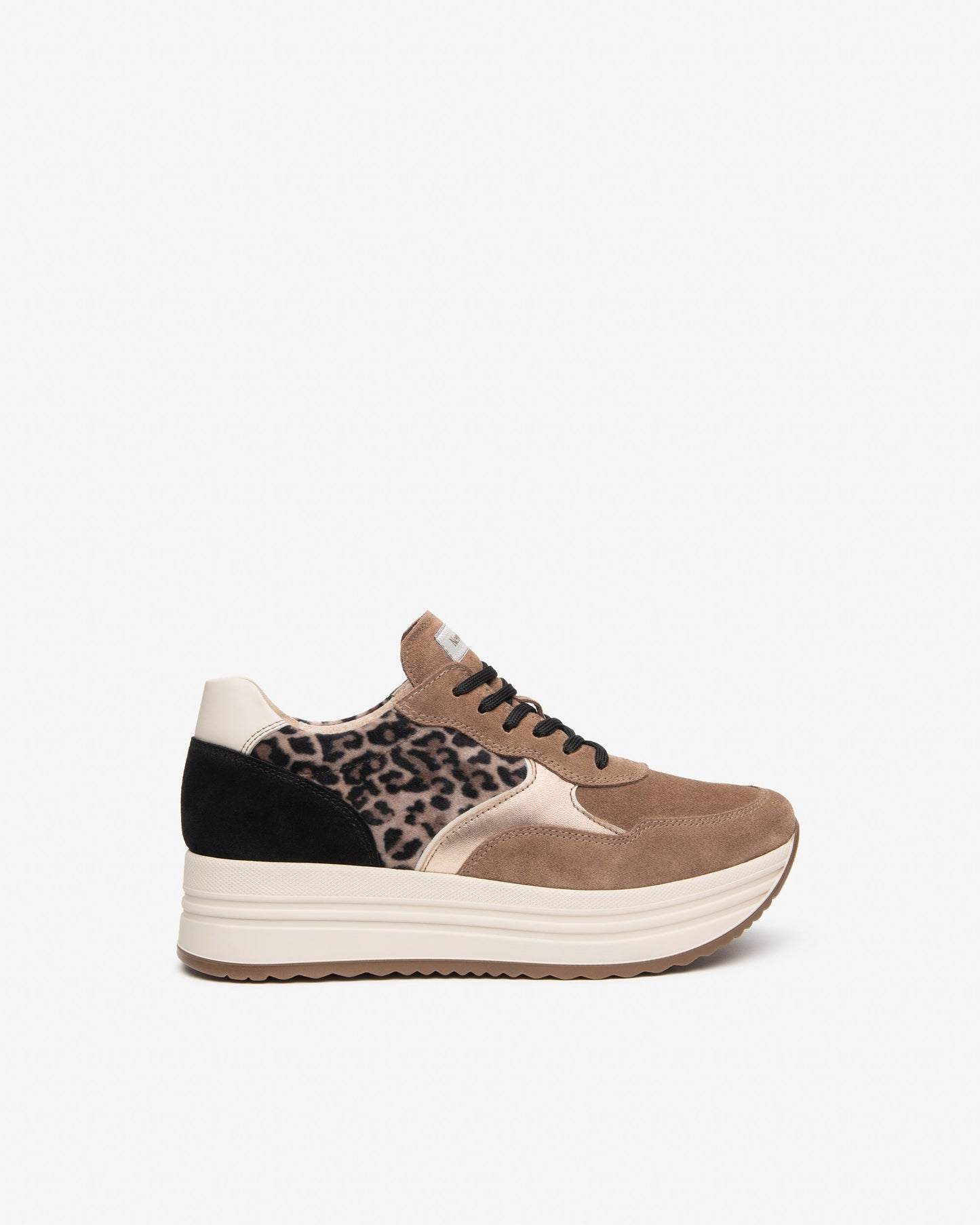 NeroGiardini Sneakers da donna in pelle scamosciata, materiale tecnico e pelle I617342D-442