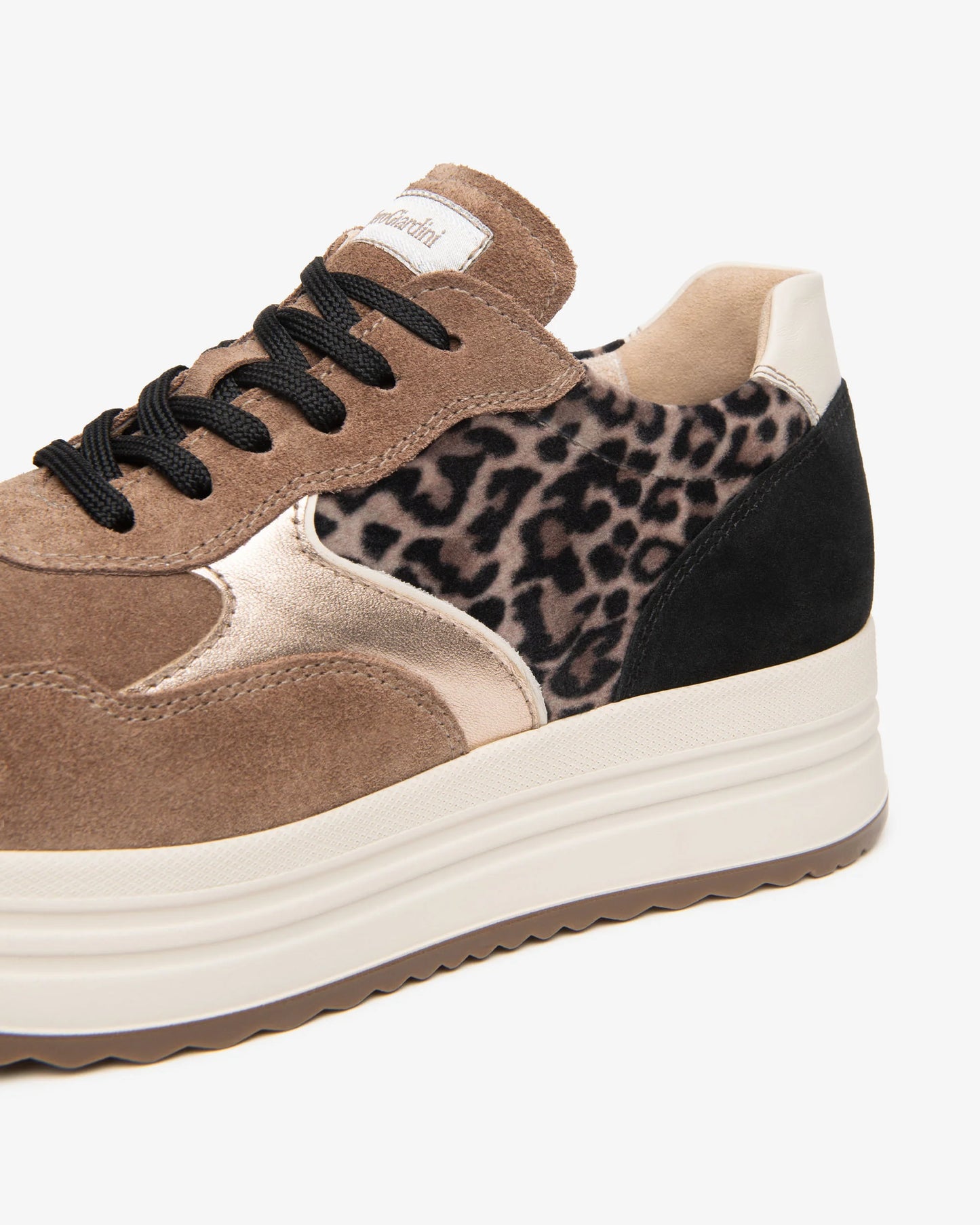 NeroGiardini Sneakers da donna in pelle scamosciata, materiale tecnico e pelle I617342D-442