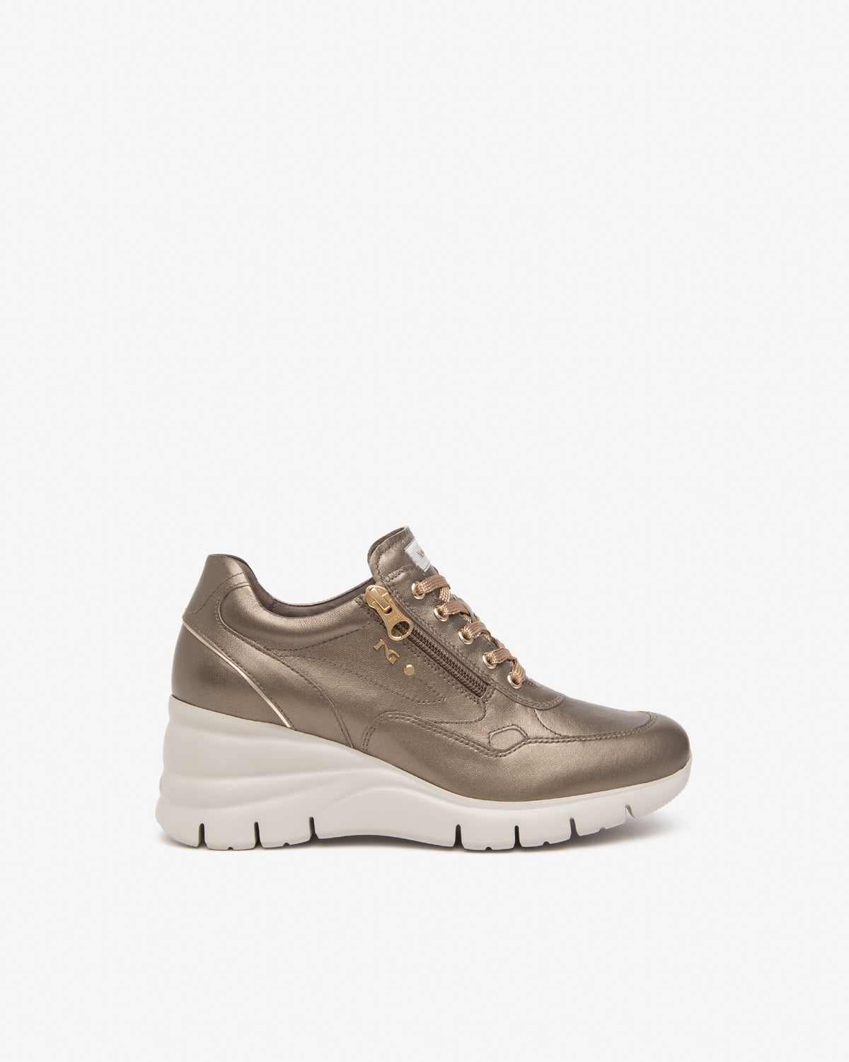 NeroGiardini Sneakers da donna in pelle e tessuto tecnico I617401D-322