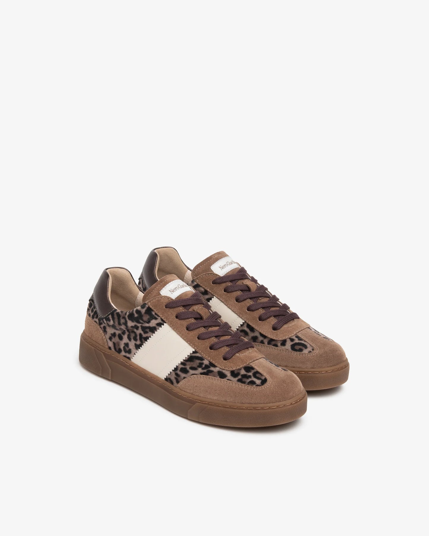 NeroGiardini Sneakers da donna in pelle scamosciata, materiale tecnico e pelle I617426D-442