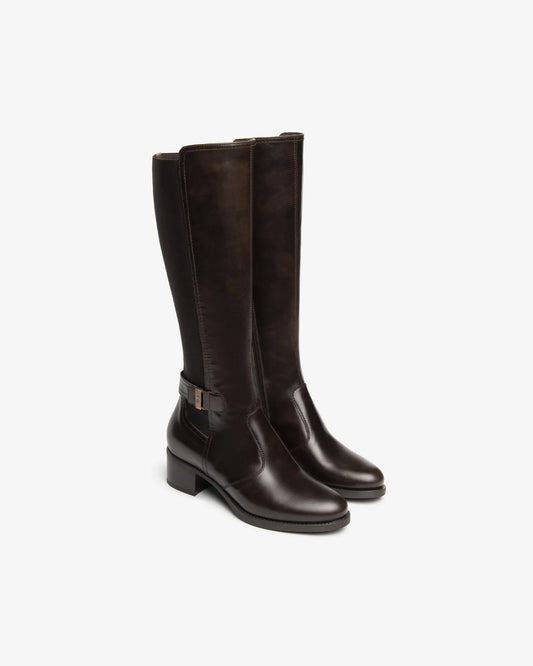 NeroGiardini Stivali da donna in pelle e tessuto I617901D-301