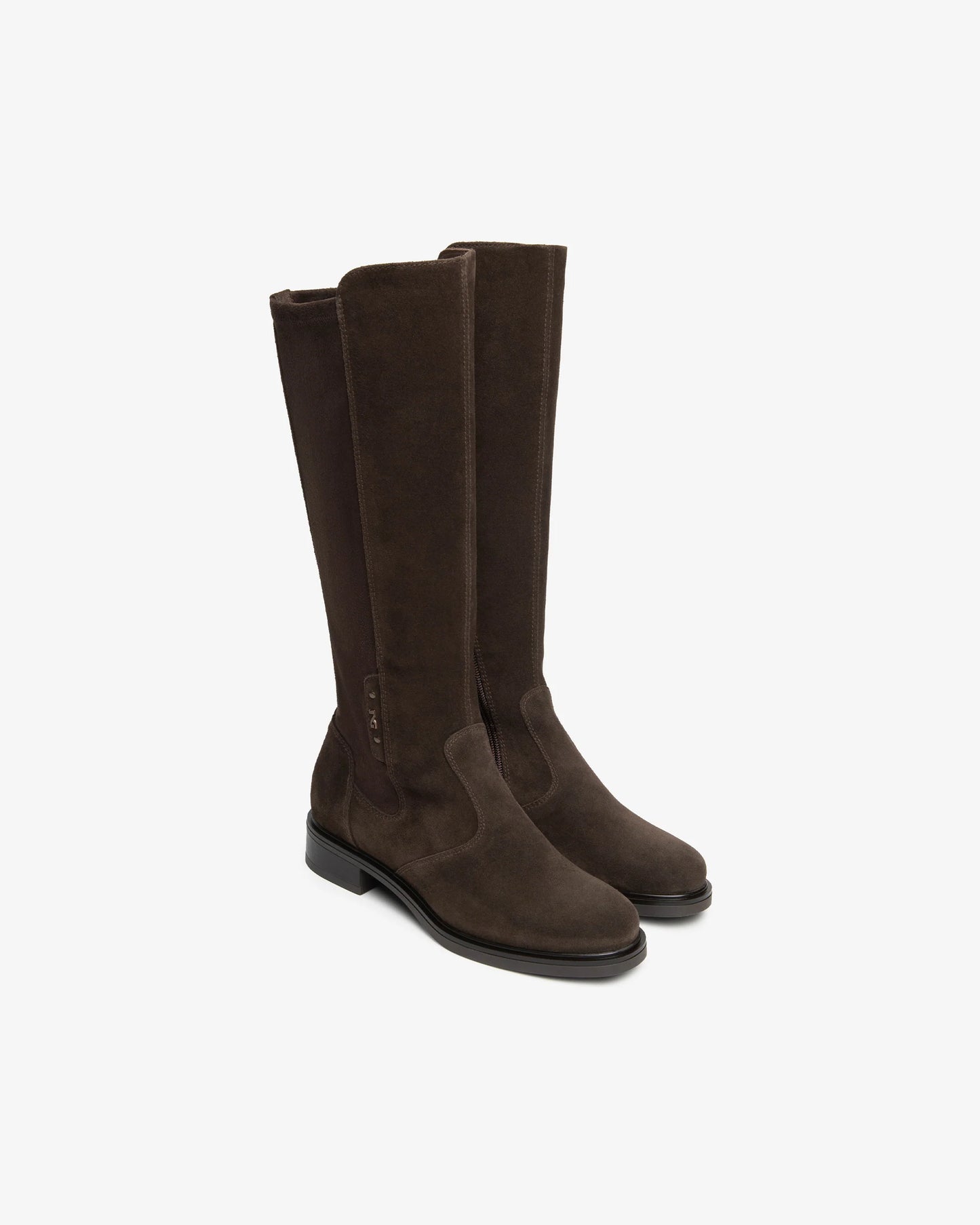 NeroGiardini Stivali da donna in pelle scamosciata e tessuto tecnico I617970D-300