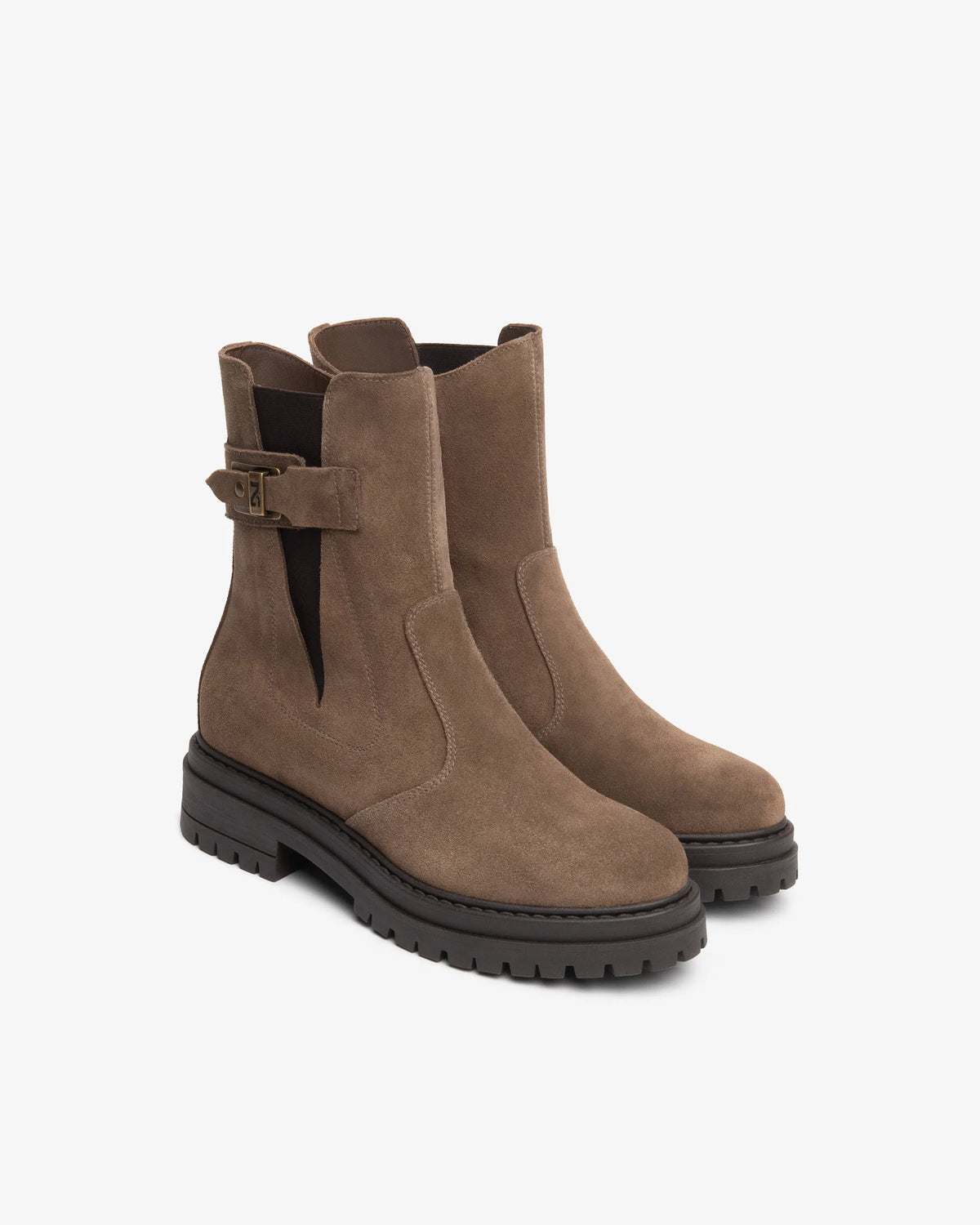 NeroGiardini Stivali Chelsea da donna in camoscio I618021D-427