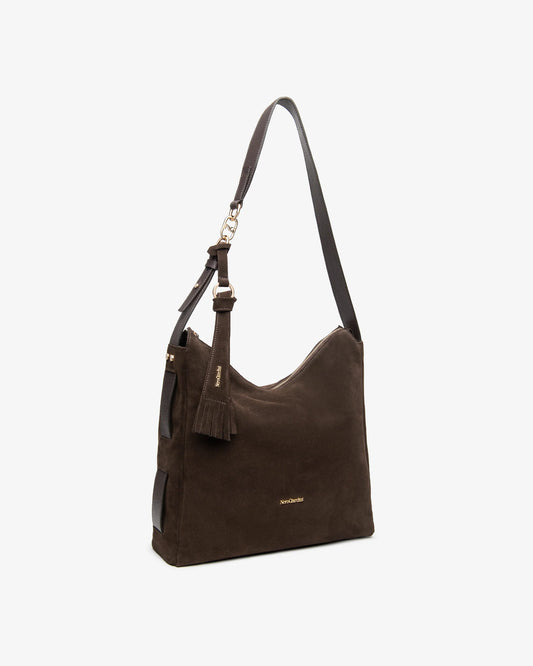 NeroGiardini Borsa a tracolla da donna in pelle Testa Moro