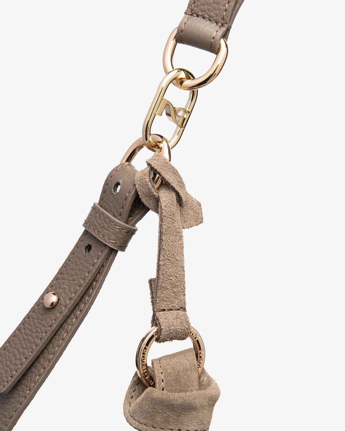 NeroGiardini Borsa a tracolla da donna in pelle Fango