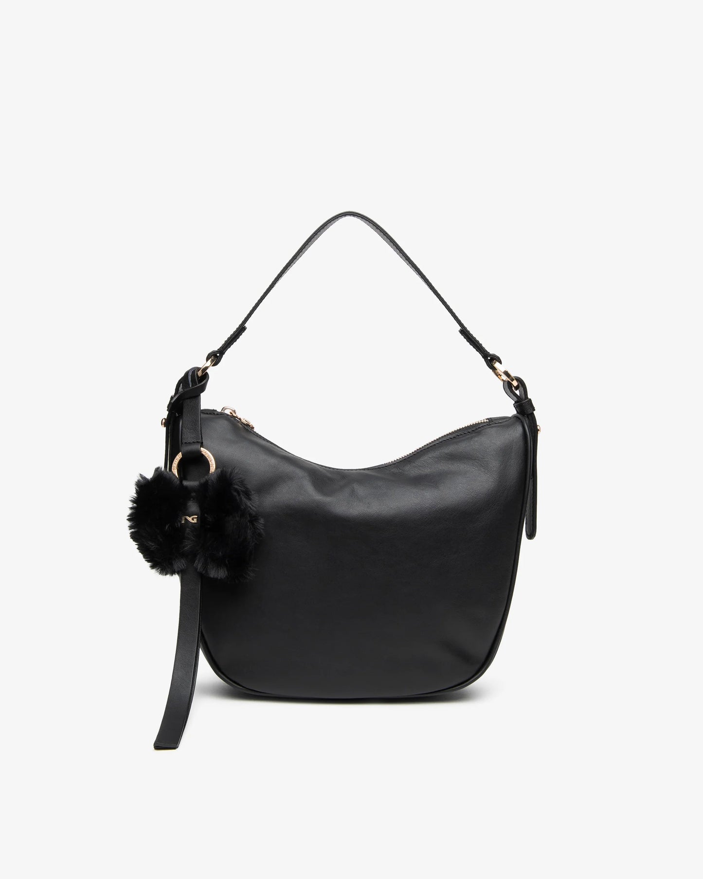 NeroGiardini Borsa a tracolla da donna in pelle Nero