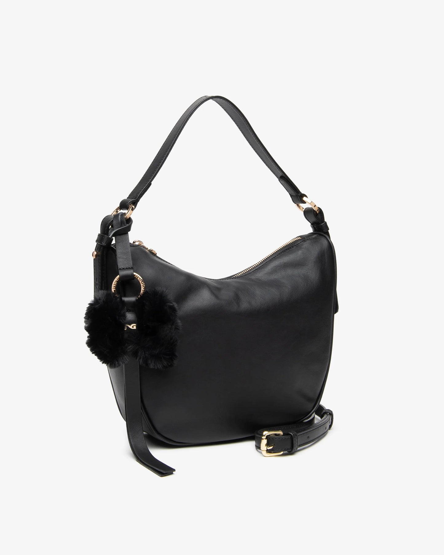 NeroGiardini Borsa a tracolla da donna in pelle Nero
