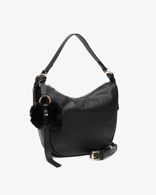 NeroGiardini Borsa a tracolla da donna in pelle Nero