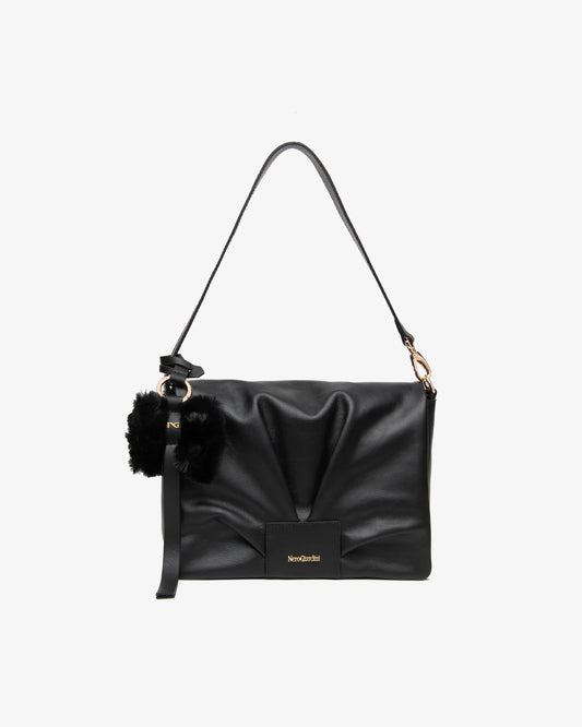 NeroGiardini Borsa a tracolla da donna in pelle Nero