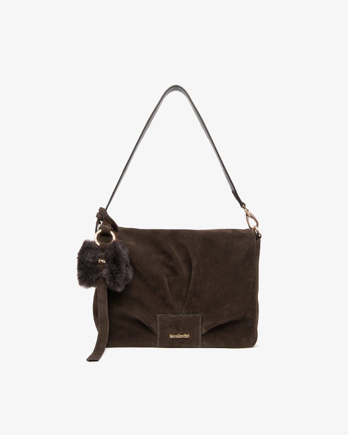 NeroGiardini Borsa a tracolla da donna in pelle Testa Moro
