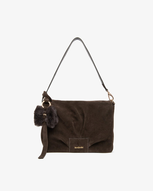 NeroGiardini Borsa a tracolla da donna in pelle Testa Moro