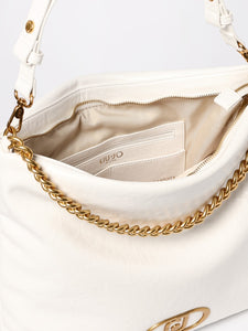 Borsa doppia portabilità Liu•Jo off white
