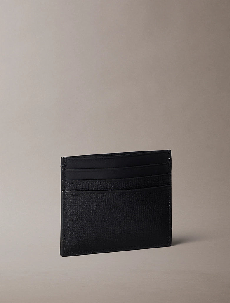 Porta carte in pelle Calvin Klein Black
