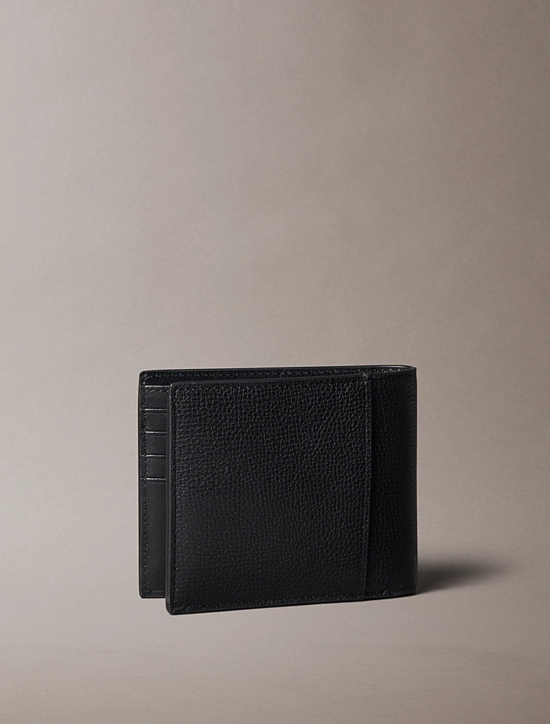 Portafoglio in pelle Calvin Klein Black