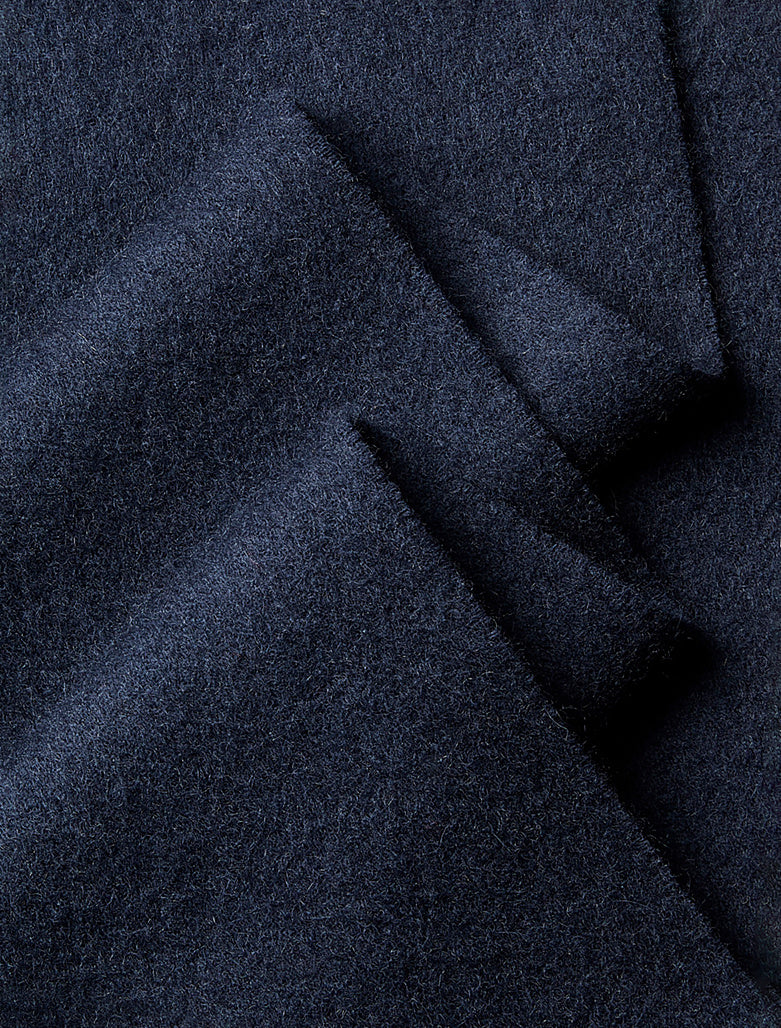 Sciarpa in lana con stemma in pelle Calvin Klein Blue Nights