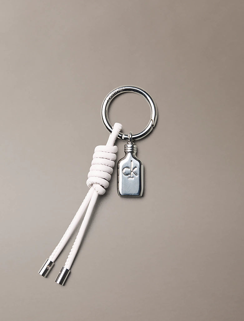 Mini ciondolo per borsa CK One con portachiavi Calvin Klein