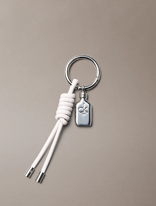Mini ciondolo per borsa CK One con portachiavi Calvin Klein
