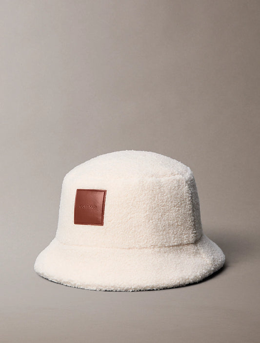 Cappello alla pescatora in sherpa Kalvin Klein birch