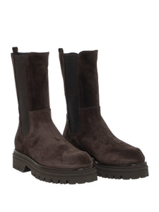 Anfibi GioPiu in Suede Marrone