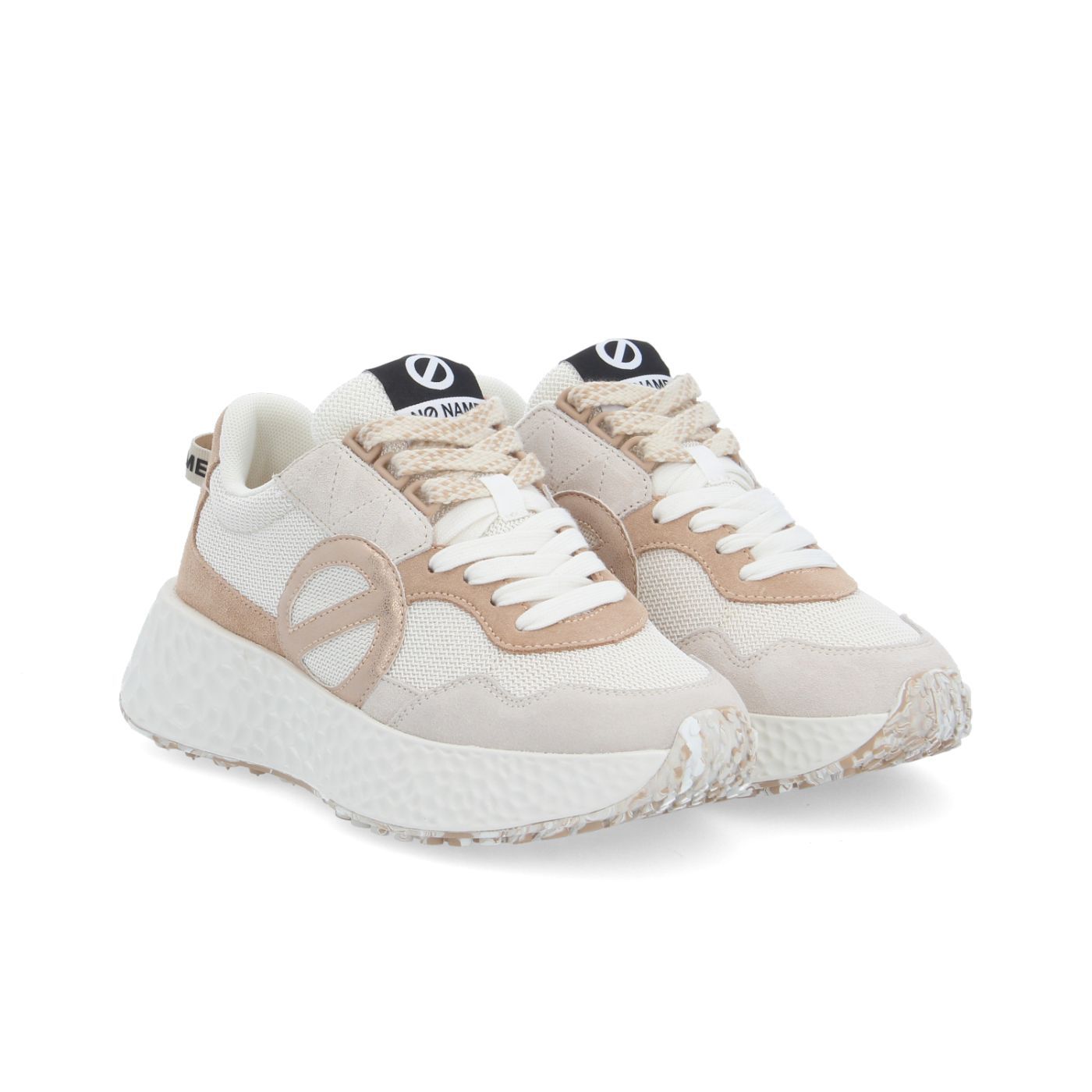 NO NAME CARTER JOGGER W BIANCO SPORCO/ROSA CHIARO