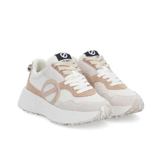 NO NAME CARTER JOGGER W BIANCO SPORCO/ROSA CHIARO