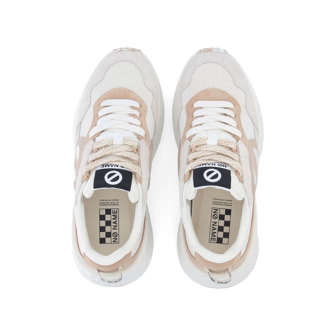 NO NAME CARTER JOGGER W BIANCO SPORCO/ROSA CHIARO
