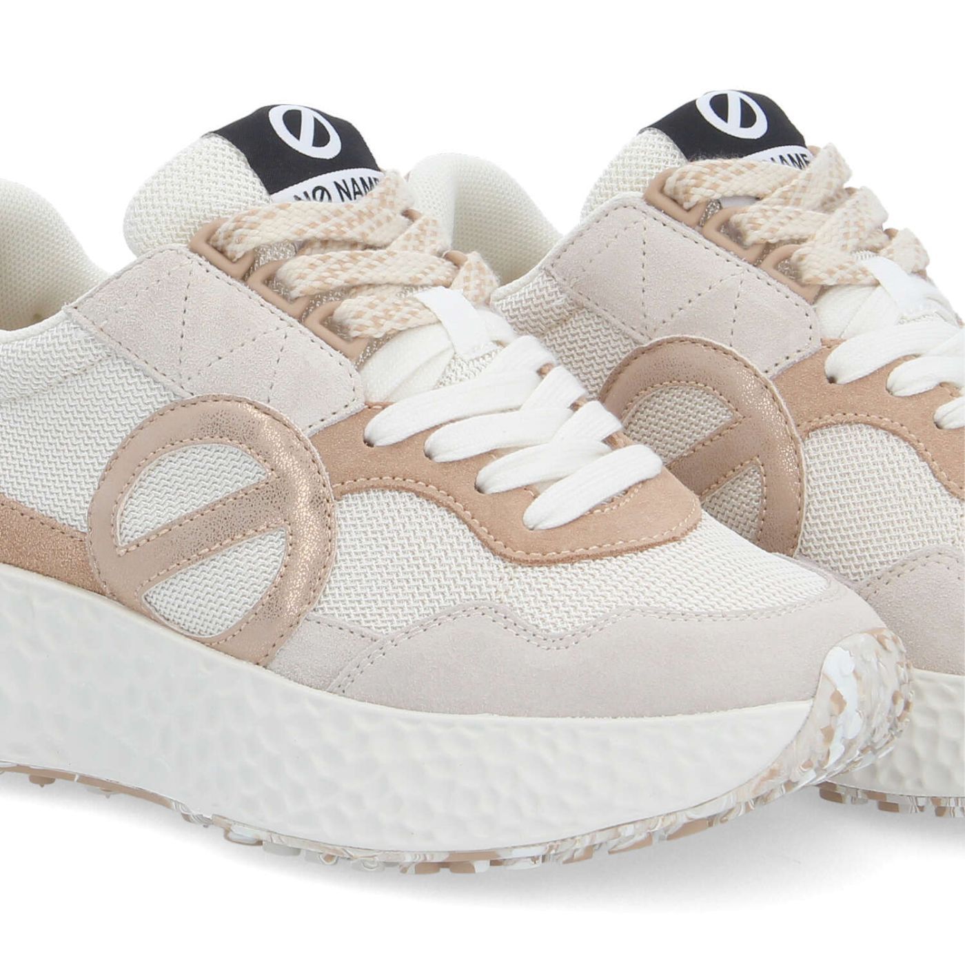NO NAME CARTER JOGGER W BIANCO SPORCO/ROSA CHIARO