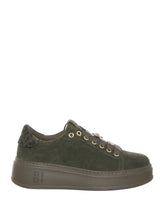 Carica l&#39;immagine nel visualizzatore di Gallery, Sneakers Donna GioPiu Verde in Suede con Platform e Accessori Gioiello
